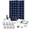 Panneaux Solaires Monocristallins Portables 200W 12V - Solar Peak Three 5.0