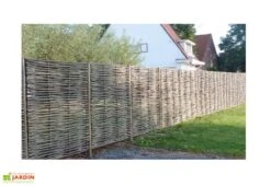 Panneau En Noisetier Tressé Greenwood 1 (150 X 180cm) -Promos Grillet Jardin Boutique panneaux noisetier tresses greenwood 1