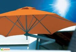 Parasol Mural Rond 270 Cm + Bras Néo - Wallflex Toile Sunbrella -Promos Grillet Jardin Boutique paraflexmural1 54