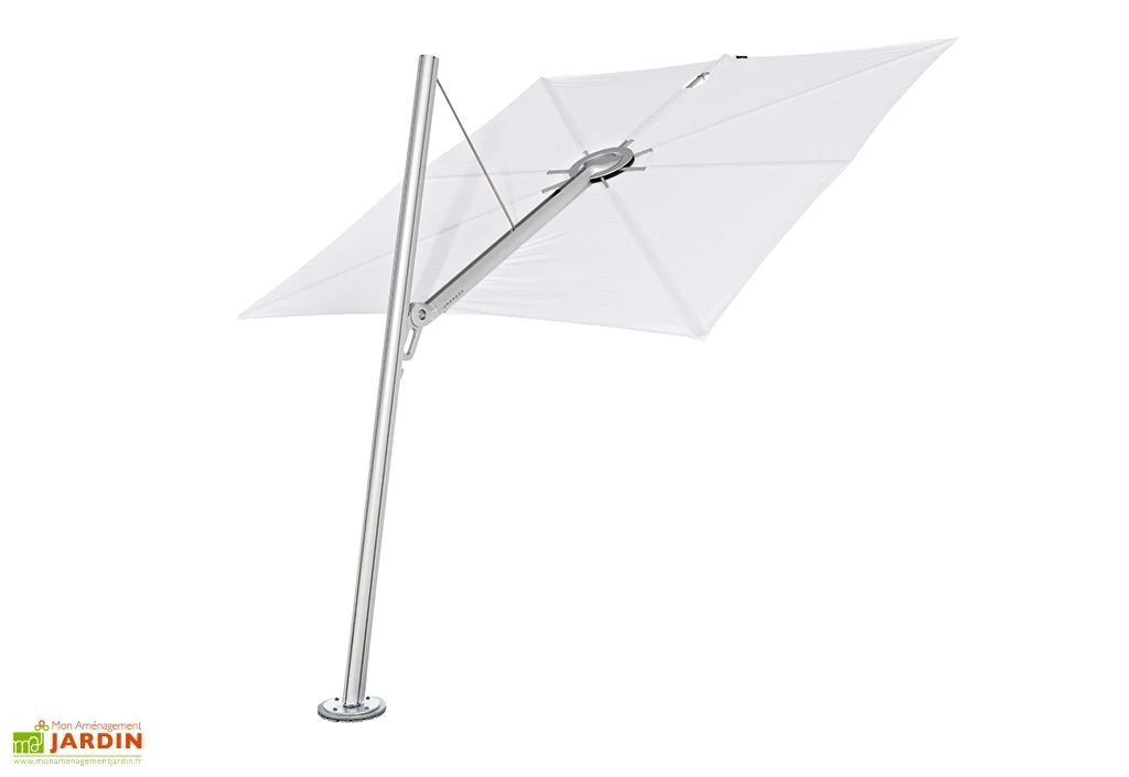Parasol Déporté 250 Cm - Spectra Incliné Toile Solidum 2 Parasol Déporté 250 Cm - Spectra Incliné Toile Solidum – Image 2