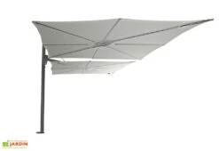 Parasol Déporté 250 Cm - Spectra Duo Toile Solidum -Promos Grillet Jardin Boutique parasol deporte spectra duo 250cm solidum 1