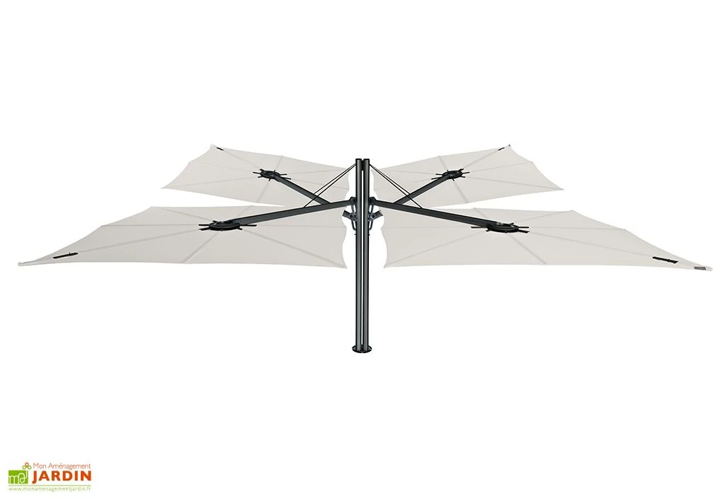 Parasol Déporté 250 Cm - Spectra Multi Toile Solidum 1 Parasol Déporté 250 Cm - Spectra Multi Toile Solidum