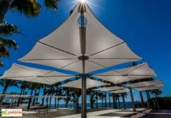 Parasol Déporté 250 Cm - Spectra Multi Toile Sunbrella -Promos Grillet Jardin Boutique parasol deporte spectra multi 250cm umbrosa 1