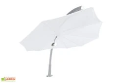 Parasol En Aluminium Aspect Feuille - Icarus Toile Solidum