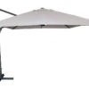 Parasol Déporté En Aluminium Et Polyester Gris 4x3m Sevilla