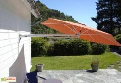 Parasol Mural à Bras Télescopique Ø 2,70 M – 3 Positions 6 Parasol Mural à Bras Télescopique Ø 2,70 M – 3 Positions -Promos Grillet Jardin Boutique parasol mural bras telescopique 270cm p3 1 1