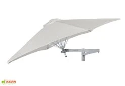 Parasol Mural Rond 270 Cm + Bras Classique - Wallflex Toile Solidum