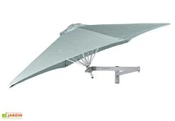 Parasol Mural Rond 270 Cm + Bras Néo - Wallflex Toile Sunbrella