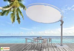 Parasol Rond Rotatif 360° 300 Cm - Eclipsum Toile Solidum 7 Parasol Rond Rotatif 360° 300 Cm - Eclipsum Toile Solidum -Promos Grillet Jardin Boutique parasol rond design eclipsum umbrosa solidum 3