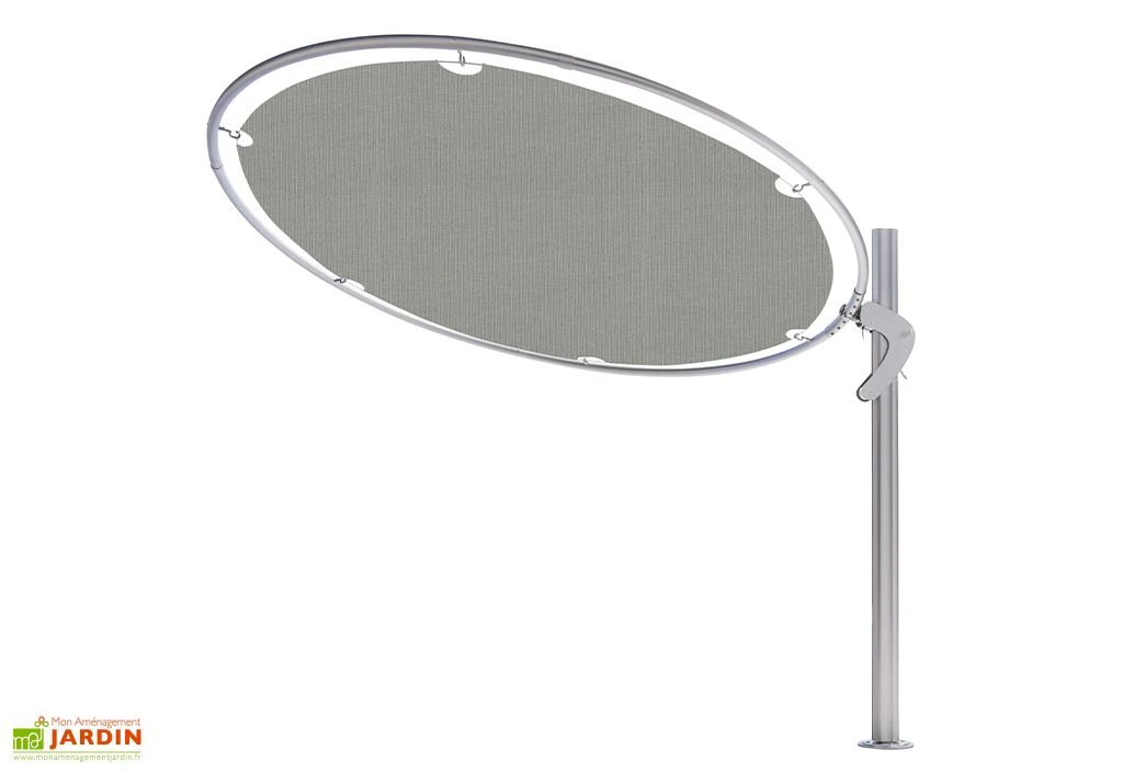 Parasol Rond Rotatif 360° 300 Cm - Eclipsum Toile Solidum 2 Parasol Rond Rotatif 360° 300 Cm - Eclipsum Toile Solidum – Image 2
