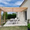 Pergola Adossée En Bois Douglas - L : 4,00 M – Occitanie 2 Poteaux