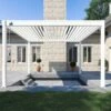Pergola Bioclimatique Ombréa En Aluminium 4 X 4 M Autoportée - Blanche