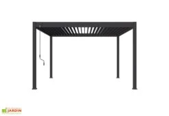 Pergola Bioclimatique Ombréa En Aluminium 4 X 4 M Autoportée - Anthracite 11 Pergola Bioclimatique Ombréa En Aluminium 4 X 4 M Autoportée - Anthracite -Promos Grillet Jardin Boutique pergola bioclimatique 4x4m lames orientables anthracite ombrea 15 728486