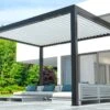 Pergola Bioclimatique 4 X 3 M Motorisée Télécommande + LED – Event Premium