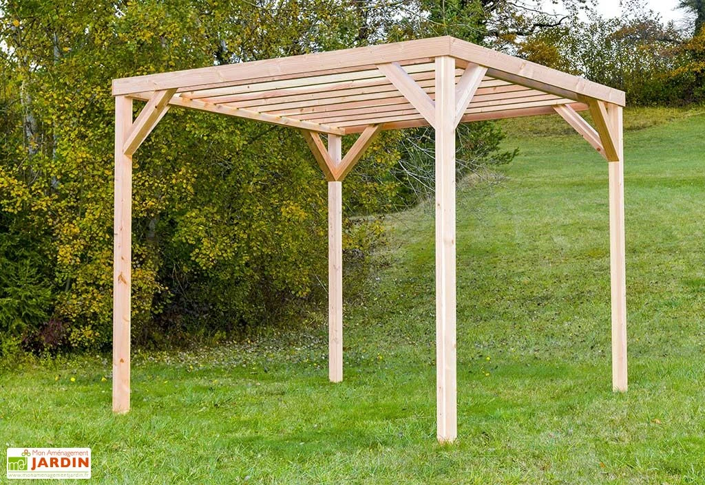 Pergola Modulable En Bois Douglas 2,90 X 2,90 M 3 Pergola Modulable En Bois Douglas 2,90 X 2,90 M – Image 3