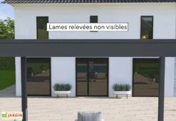 Pergola Bioclimatique En Aluminium Lames Orientables Ombréa - 12 M² -Promos Grillet Jardin Boutique pergola lames orientables invisibles 15 728226