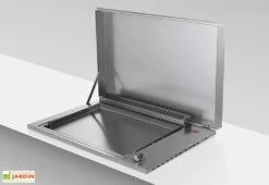 Plancha Gaz Inox Encastrable 79x40 Cm – OASI 80