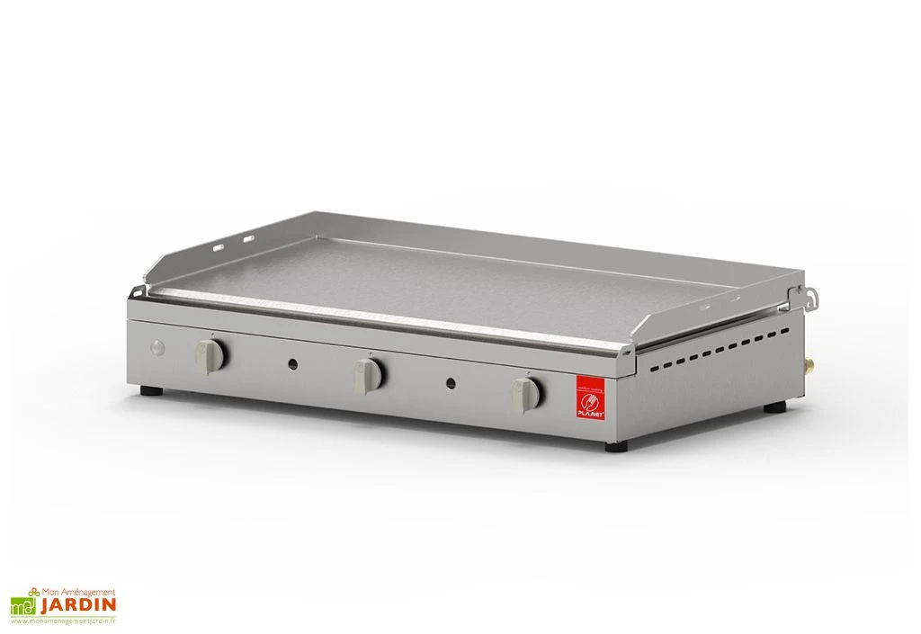 Plancha Gaz Inox CHEF 80 XL + Chariot Fermé (Pack Complet) 2 Plancha Gaz Inox CHEF 80 XL + Chariot Fermé (Pack Complet) – Image 2