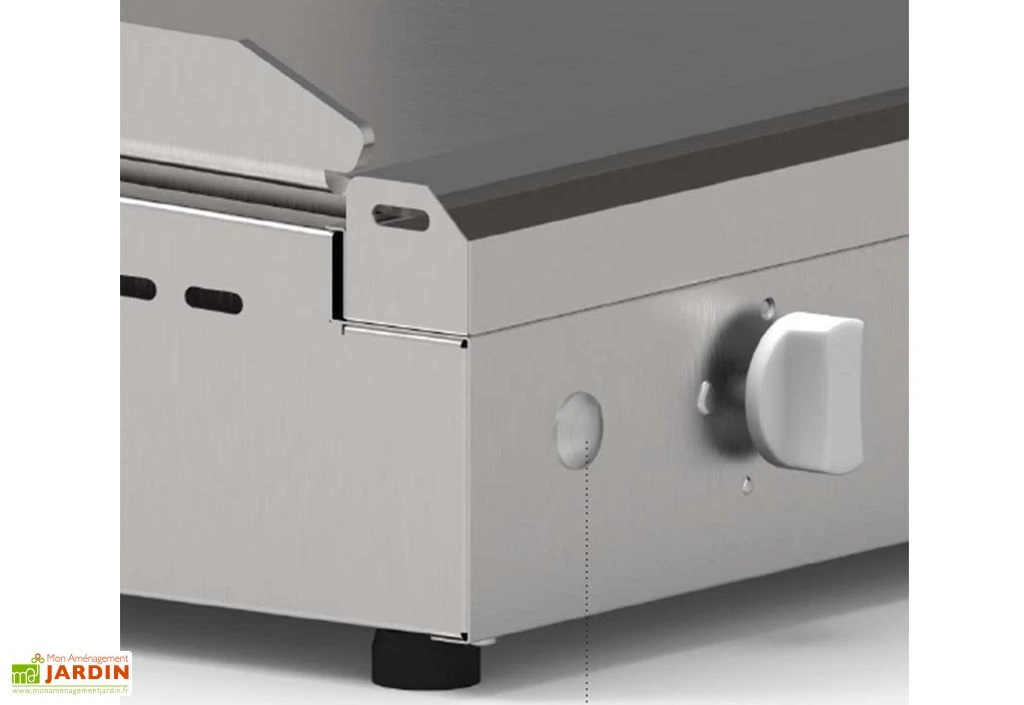 Plancha Gaz Inox CHEF 80 XL + Chariot Fermé (Pack Complet) 5 Plancha Gaz Inox CHEF 80 XL + Chariot Fermé (Pack Complet) – Image 5