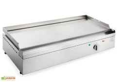 Plancha électrique 3120 W En Inox Avec Couvercle Amovible + Chariot Fermé Et Housse De Protection -Promos Grillet Jardin Boutique planche inox electrique copie 1