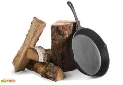 Poêle En Fonte Naturelle - 3 Dimensions -Promos Grillet Jardin Boutique poele fonte 4 dimensions cuisson 2