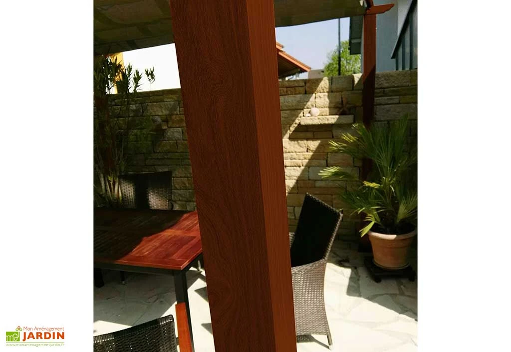Paragon Pergola En Aluminium Effet Bois Florence 17,67 M² 6 Paragon Pergola En Aluminium Effet Bois Florence 17,67 M² – Image 6