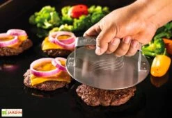Blackstone Kit Hamburger Pour Plancha – 3 Pièces 7 Blackstone Kit Hamburger Pour Plancha – 3 Pièces -Promos Grillet Jardin Boutique presse steak hache pour plancha