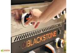 Plancha à Gaz 2 Brûleurs 34 KW + Friteuse à Air Blackstone Combo 28’’ -Promos Grillet Jardin Boutique reglage bruleur plancha gaz blackstone