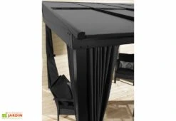 Tonnelle Adossée En Aluminium Et Polycarbonate St Barth 17,53 M² -Promos Grillet Jardin Boutique rideaux tonnelle murale metal polycarbonate stbarth 17m2