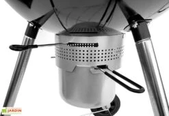 Barbecue Au Charbon Sur Chariot York Compact – 65 X 68 X 108 Cm -Promos Grillet Jardin Boutique separateur braises barbecue charbon