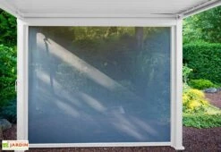 Store Latéral Enroulable Pour Pergola Bioclimatique Ombrea – 3 M -Promos Grillet Jardin Boutique store enroulable blanc pergola ombrea 3m