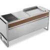 Table De Cuisson En Inox Avec Plancha électrique + Plaque à Induction Oasi 183C