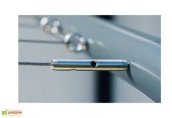 Etendoir à Linge Extérieur En Inox 6 M - Tension Automatique -Promos Grillet Jardin Boutique tendeurs inox etendoir linge exterieur si