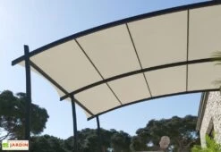 Toile D’ombrage En Polyester écru Pour Pergola Kyoto