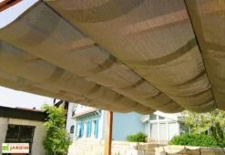 Paragon Pergola En Aluminium Effet Bois Florida 12,25 M² 8 Paragon Pergola En Aluminium Effet Bois Florida 12,25 M² -Promos Grillet Jardin Boutique toile pergola alu effet bois florida 12m2 marron