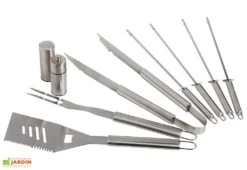 Valisette D'Ustensiles Pour Barbecue : 9 Pièces