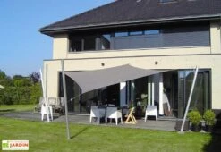 Voile D'ombrage Carrée 3 X 3 M - Ingenua Sunbrella -Promos Grillet Jardin Boutique voile ombrage ingenua 2