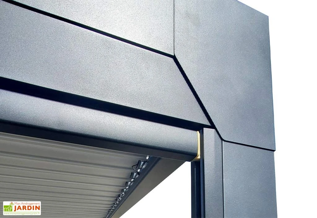 Rideau Pour Pergola Actual Green Outside – 5 M Noir 3 Rideau Pour Pergola Actual Green Outside – 5 M Noir – Image 3